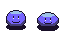 two frames of slime animation
