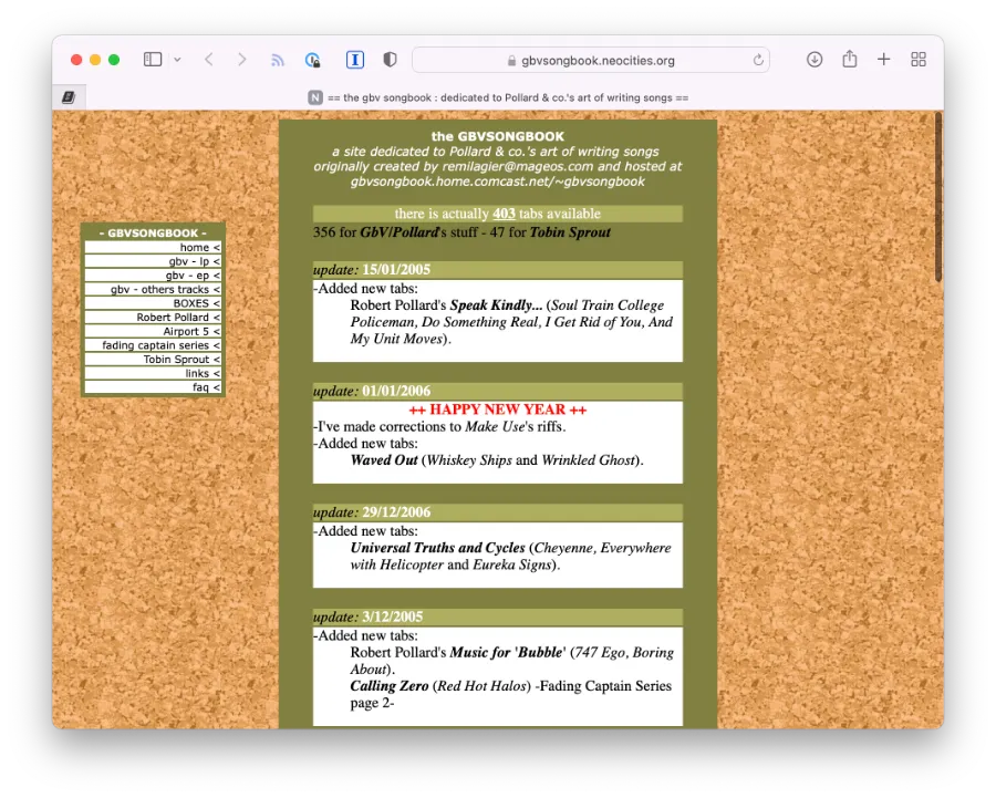 GBVSongbook screenshot